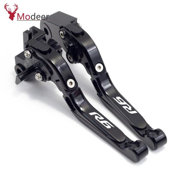 

yzfr6 modified accessories adjustable foldable extendable motorbike brakes clutch levers for yzf r6 2020 2020