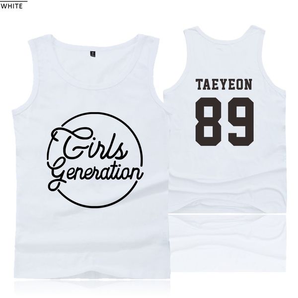 

blackday girls generation kpop idol summer cotton vest fashion tank cool casual streetwear fitness o-neck, White;black