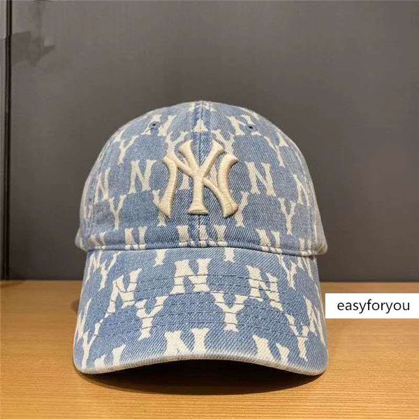 Berretto da baseball della Corea del Sud NY con stampa stereo completa ricamo Yankees protezione solare moda coppia allmatch cappello4740357