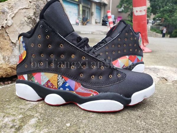 

tws 13s jumpman basketball shoes for men fiba bulls punch 13 flint wolf grey mens sports shoes 7-13