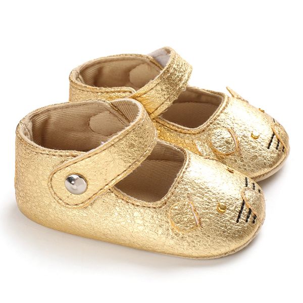 

cartoon lazy cat soft leather baby boys infant shoes slippers 0-18m toddler girls zapatos crib shoes first walkers