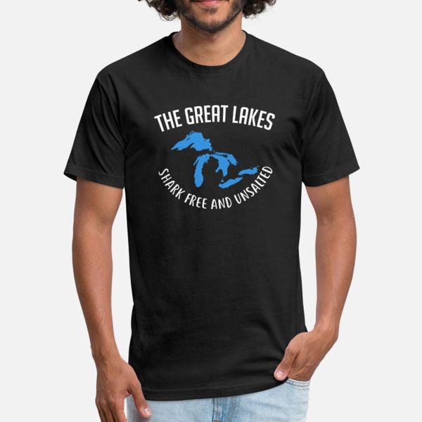 

the great lake t shirt men customized tee shirt s-xxxl pictures sunlight new fashion summer style standard shirt