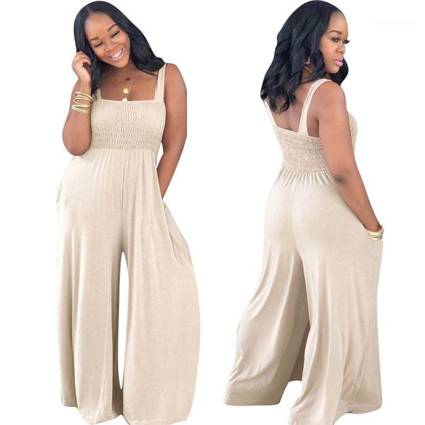 

fashion square neck jumpsuits casual natural color womens rompers women clothes plus size designer womens jumpsuits loose, Black;white
