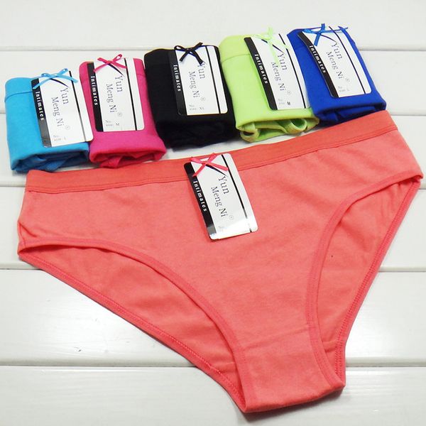

3 pcs/set briefs for women lingerie high waist 100% cotton panties breathable soft striped underwear female intimates 86953, Black;pink