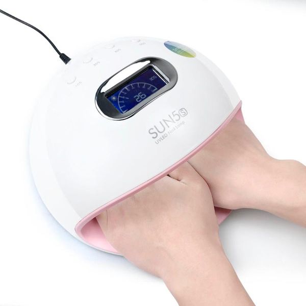 

nail dryers dryer sun5s led lamp smart uv curing for all gel nails polish art tool manicure machine