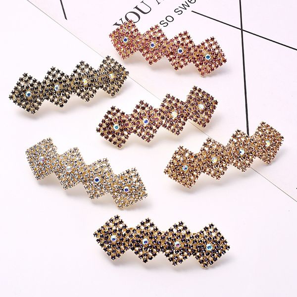 

crystal barrettes hair clips for women vintage rhinestone hairpins headwear girls hair accessories jewelry clips headdress