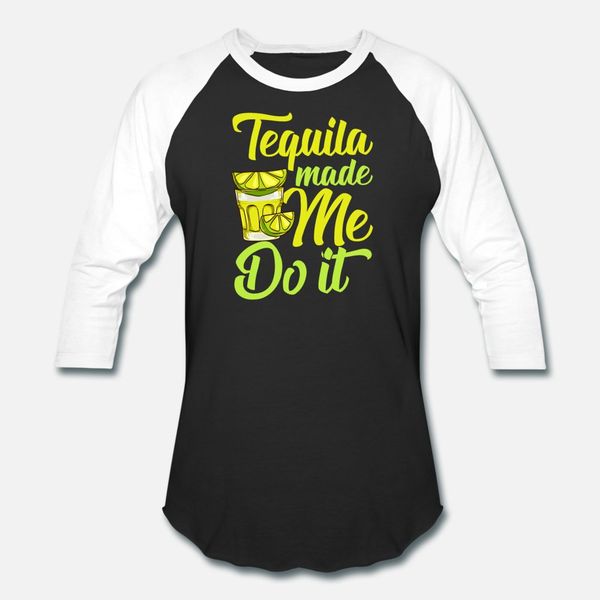 

синко де майо текила made me do it тенниска мужчин дизайнерские 100% хлопок плюс размер одежды 3xl симпатичные смешной лето trend рубашку