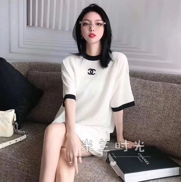 

2020 web celebrity korean street fashion, leisure fashion long women's short sleeve t-shirt, loose and comfortable, street dance