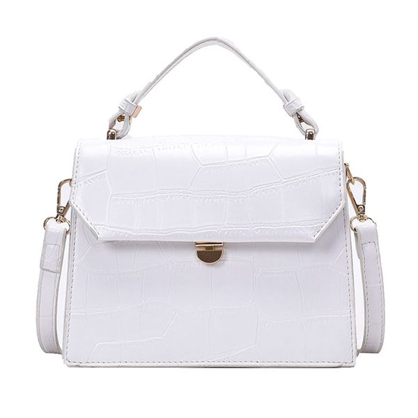 

stone pattern women's handbags fashion pu leather crossbody bags for women 2020 solid color simple shoulder bags female tote