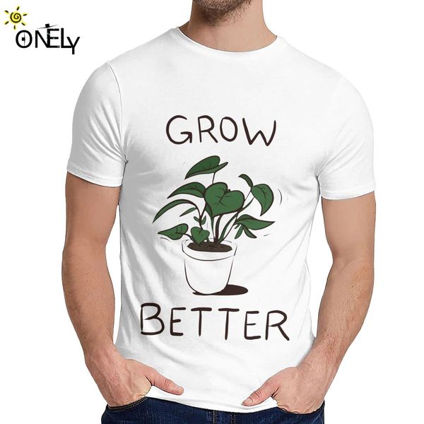 

fashion streetwear grow better t-shirt good omens ineffable tee for new custom natural cotton short sleeve o-neck