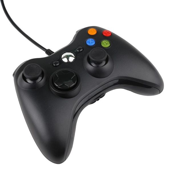 

cgjxsmicrosoft xbox 360 game controller for windows pc x -box 360 x box gamepad with retail box dhl shipping