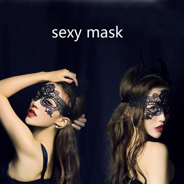 Dantel Maske Parti Maskeleri Cadılar Bayramı Maskeli Bale Yarım Yüz Maske Elbise Kadın Lady Seksi Maskeleri Noel Cosplay Kostüm En İyi Kalite