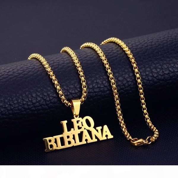 

fyw personalized custom cuban name necklace pendant gold color chain customized nameplate necklaces for women men handmade gift, Silver