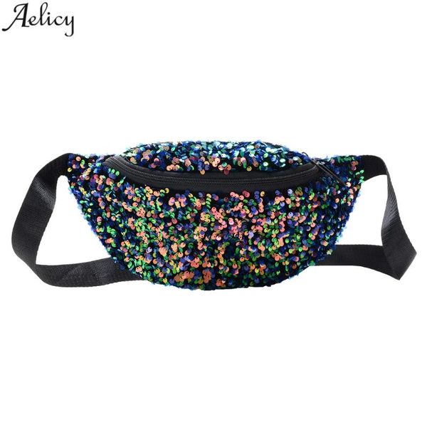 

aelicy adjustable strap bling crossbody bag pu single should bags chest bag waist pack ladies belt bags for female funny pack
