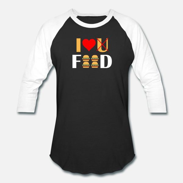 

i love food t shirt men gift 100% cotton round collar novelty gift new fashion spring autumn standard shirt