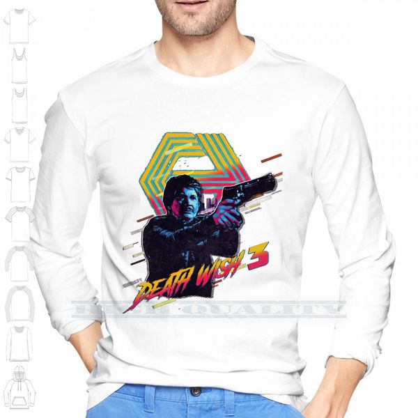 

death wish третий настраиваемый дизайн печати для мужчин женщины хлопок new cool тройника рубашки большого размера 6xl death wish 3 смерть