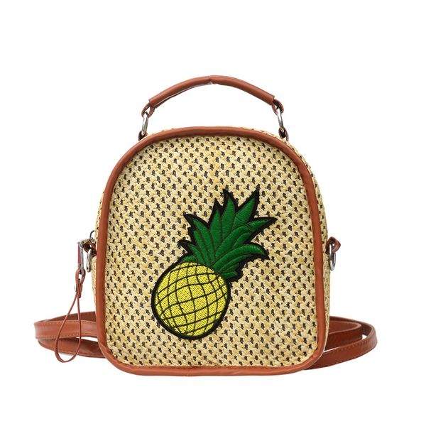 

mini cute school bag girl korean version bag 2020 ins women new campus student wild straw single shoulder handbag