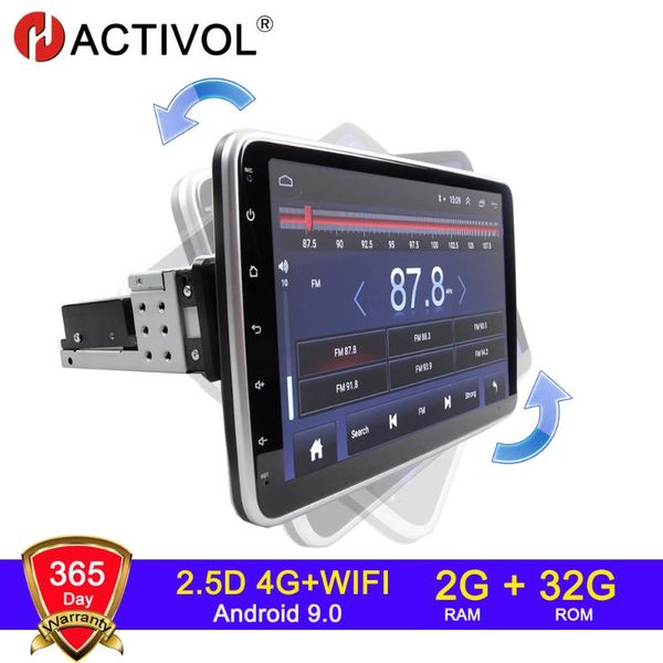 

10.1 inch android 9.1 car radio gps navigation 4g wifi 2+32g color screen car radio multimedia video player rotation