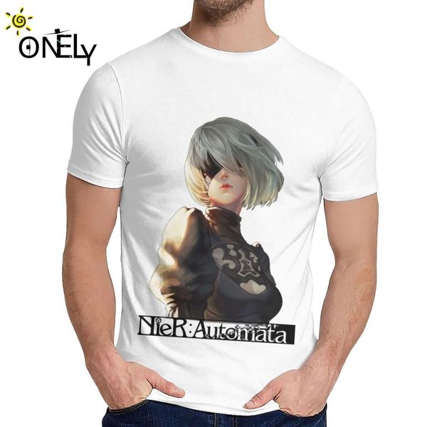 

man's o-neck 2b nier automata video game tee shirt casual slim tee ing