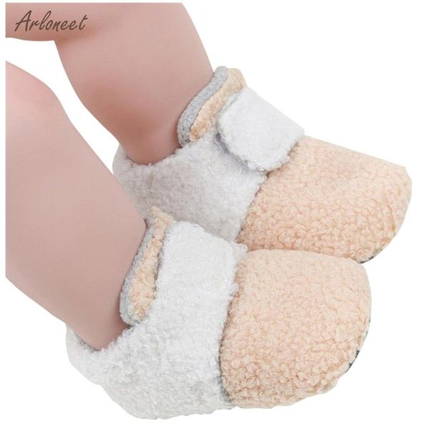 

arloneet 2020 хлопок зима детские для девочек для мальчиков keep warm обуви первой ходунки противоскользящей новорожденных малышей младенец