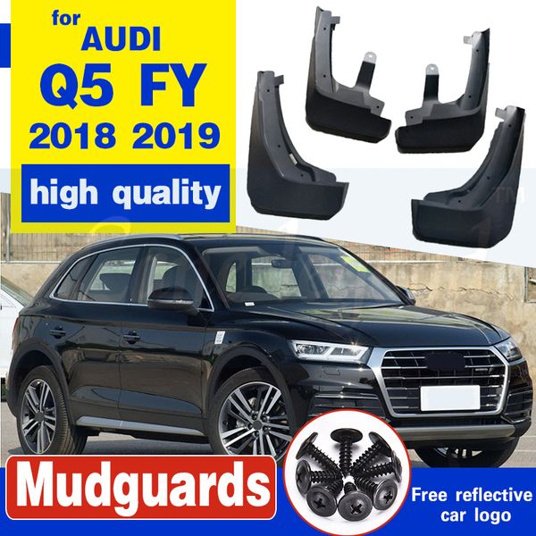 

set molded mud flaps for audi q5 fy 2018 2019 mudflaps splash guards mud flap mudguards fender front rear 2017 accessories