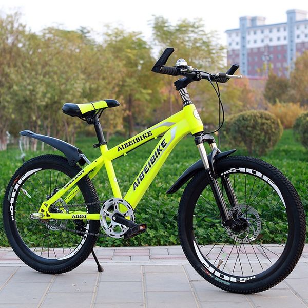 

factory direct wholesale mountain bike/single speed double disc brake shock absorption student mountain bike