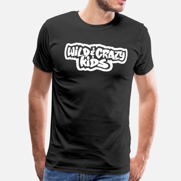 

wild crazy kids t shirt men character short sleeve size s-3xl clothing cute casual spring trend shirt