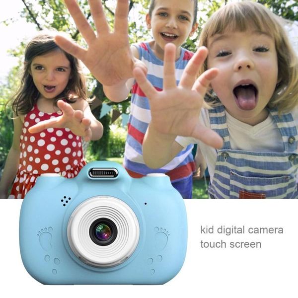 

kids camera front and rear hd dual-touch screen 32gb capacity expansion time-lapse shooting supports wifi real-time transmission