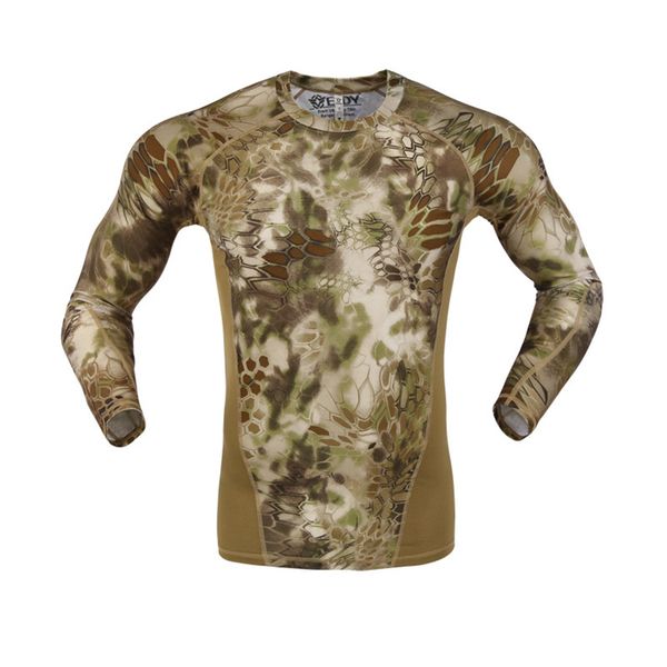 

outdoor t-shirts men tactical shirt long sleeve quick dry camo frog combat fishing climbing cycling army t-shirt, Gray;blue