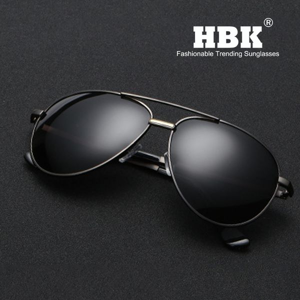 

hbk 2020 pilot polarized sunglasses mix colors driving polarizing sun glasses uv400 gift pm0093, White;black