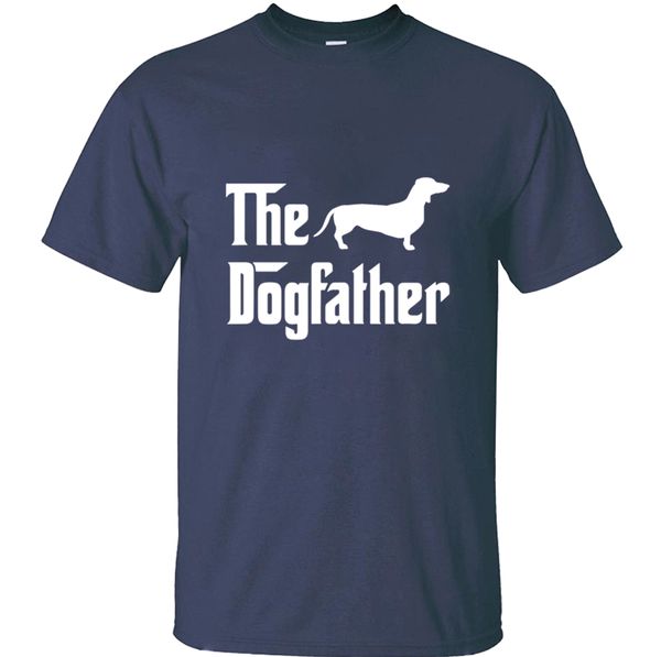 

new style the dogfather t shirt mens dachshund dog tshirt for and girl natural female t-shirts 100% cotton comics hip hop