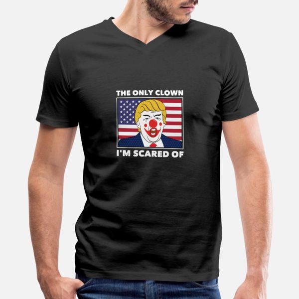 

страшные клоун тенниска мужчины создать короткий рукав евро размер s-3xl pattern anti-wrinkle аутентичные spring outfit рубашку