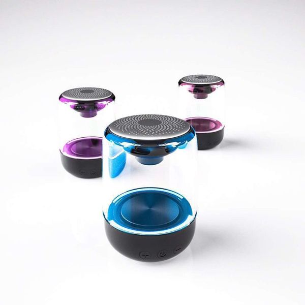 

portable speakers mini led bluetooth speaker night light changing wireless stereo 5.0 subwoofer for phone/pc/tf card/tw
