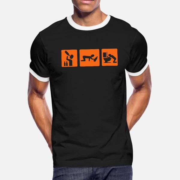

alcohol t shirt men character 100% cotton euro size s-3xl pattern sunlight basic summer normal shirt