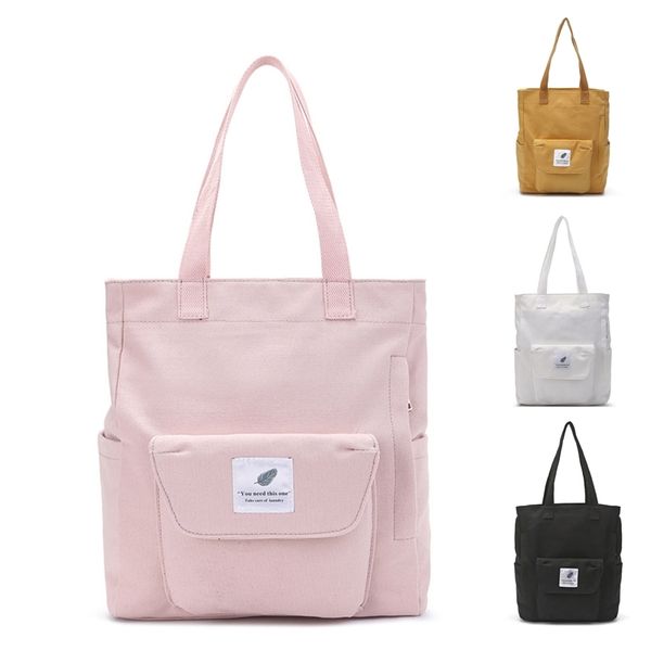 

canvas bags for women 2019 zipper big handbag women shoulder bag crossbody ladies vintage casual tote women messenger bag