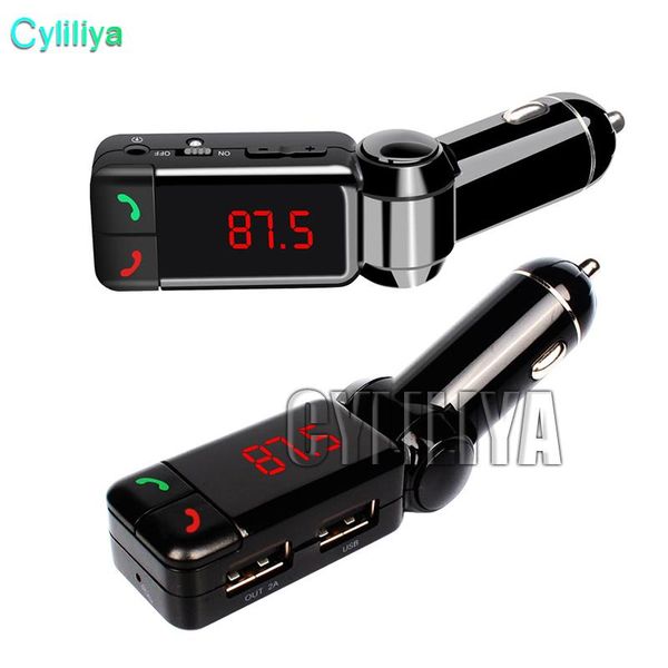 

cgjxsbc06 bluetooth car charger bt car charger mp3 bc06 mp3 mp4 player mini dual port aux fm transmitter