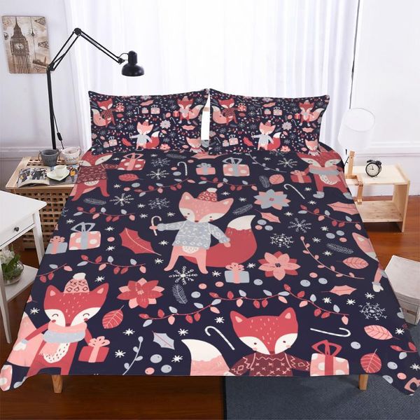 

wensd christmas bedroom set bedding -cover 3d pretty cute festival home textiles beddings size bed set parure de lit
