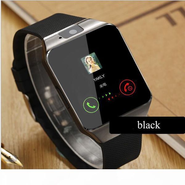 

dz09 smart watch dz09 watches wrisbrand android iphone watch smart sim intelligent mobile phone sleep state smartwatch retail package, Slivery;brown