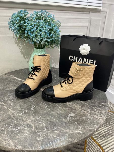 

goatskin lace-ups ankle boots discount new style boots for women winter fashion designer shoes brand factory online sale with box, Black