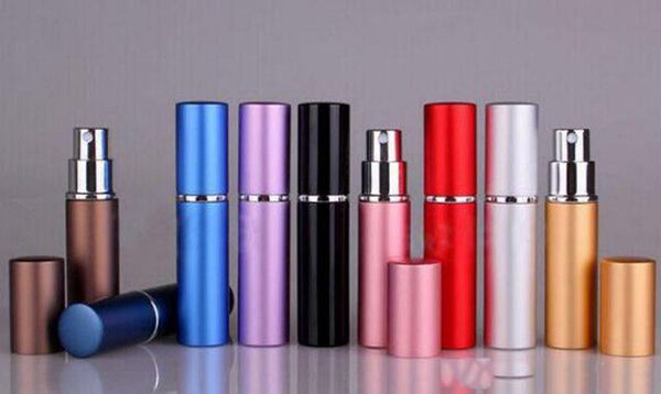 

5ml mini cosmetic empty bottle portable perfume aluminum atomizer spray bottle