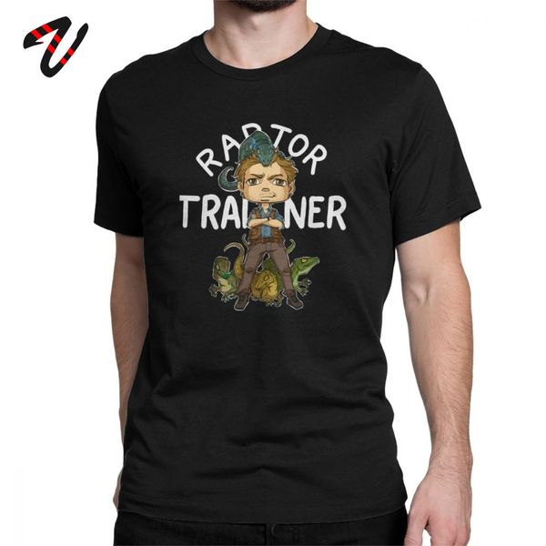 

raptor trainer men tshirt velociraptor popular latest design t-shirts gift clothes plus size 100% cotton short sleeve tees
