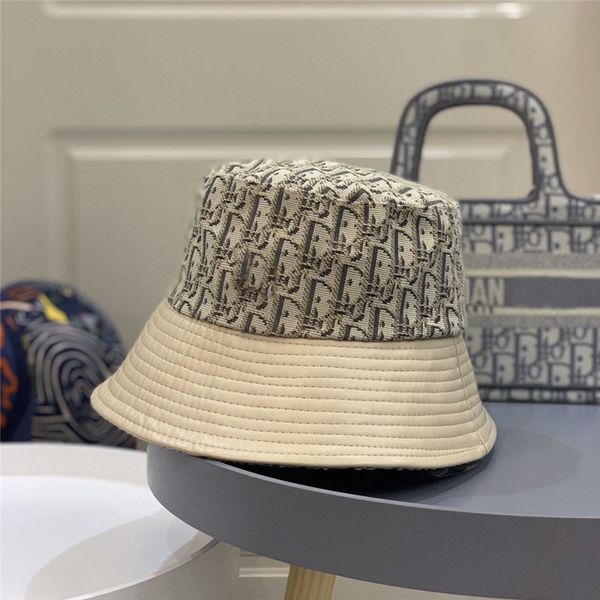 

new fishermen cap hat 2020 print bucket hats leather brim caps casual for women men sun hat high quality