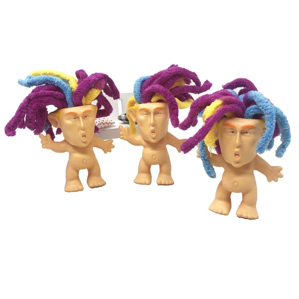 

new 10cm trolls doll moxigan long-haired doll punk style giant magic doll children's toy ornaments wholesale