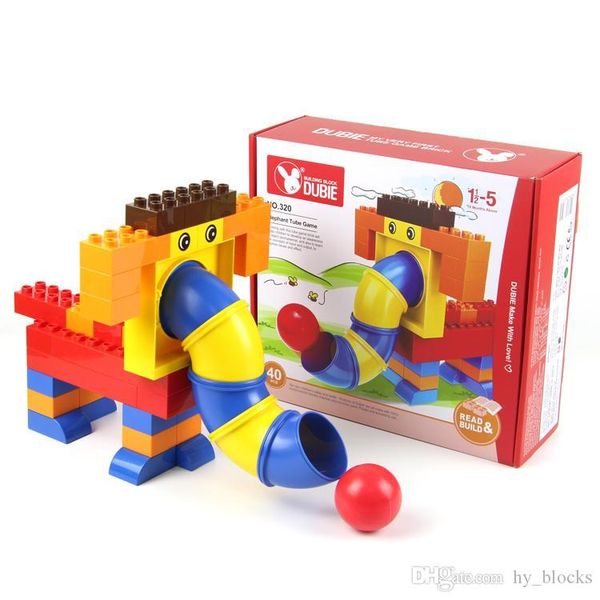 

pipeline game series children early educational toys creative diy big particle animal building blocks for kids gift 02