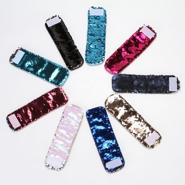 

fashion mermaid sequins wristband handmade sewing multi colors bracelet personality novelty design wrist strap factory direct sale 7 35pr b