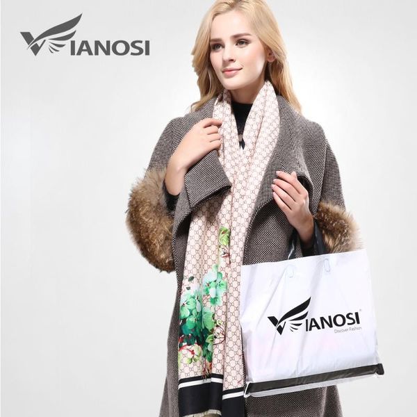 

vianosi] 2020 warm winter cashmere scarf women wool bandana plaid winter shawls and scarves wrap, Blue;gray