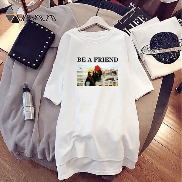 

women summer dresses diy dress womens letter & girl character pattern printed dress women diy crew neck long tshirts loose dresses