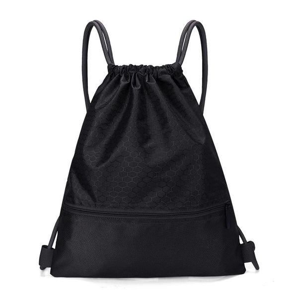 

2020 custom drawstring pocket mens backpack drawstring storage bag waterproof backpack lightweight folding travel large capacity carrying ca