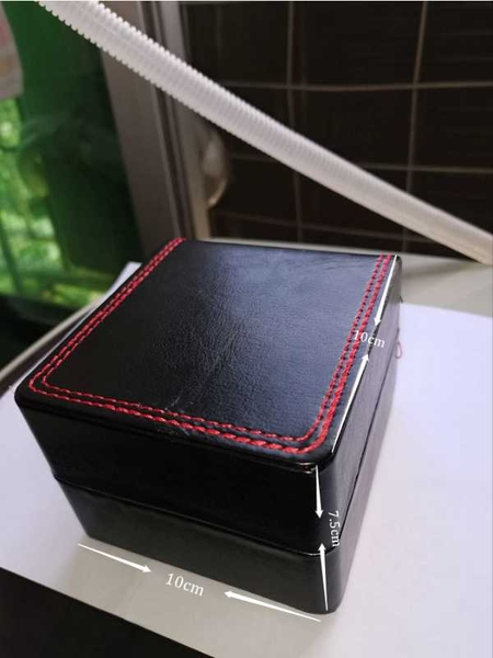 

brand fashion luxury watch box кожа квадратные часы аксессуары ящики для хранения персонализированных подарков часы коробки для упаковки, Black;blue