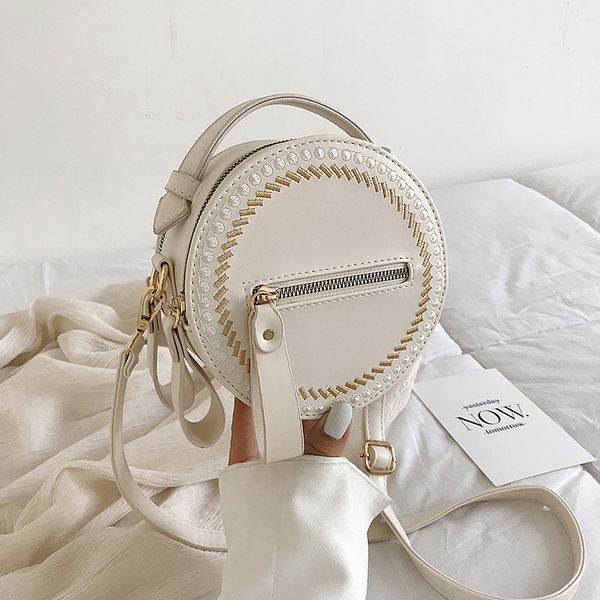 

women shoulder bag pu leather crossbody bags lady round handbags ladies small messenger bag female phone pack money pouch purse